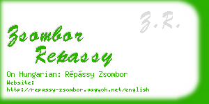 zsombor repassy business card
